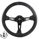 13inch/330mm MOMO Full Speed Deep Dish Drift Sport Steering Wheel