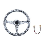 350MM Skull Look Deep Dish Steering Wheel