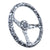 350MM Skull Look Deep Dish Steering Wheel
