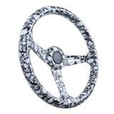 350MM Skull Look Deep Dish Steering Wheel