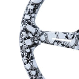 350MM Skull Look Deep Dish Steering Wheel