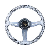 350MM Skull Look Deep Dish Steering Wheel