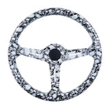 350MM Skull Look Deep Dish Steering Wheel