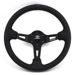 Full Speed Steering Wheel Leather Deep Dish 13"