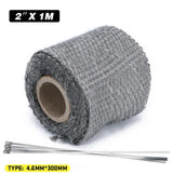 50mm 1Meter Car Exhaust Header Pipe Heat Wrap