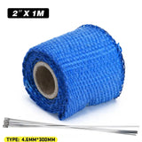 50mm 1Meter Car Exhaust Header Pipe Heat Wrap