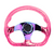 326mm VIP Pink Bubble Neo Spoke Steering Wheel