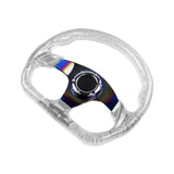 350mm Deep Dish Crystal Steering Wheel