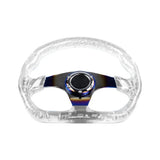 350mm Deep Dish Crystal Steering Wheel