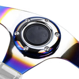 350mm Deep Dish Crystal Steering Wheel