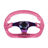 326mm VIP Pink Bubble Neo Spoke Steering Wheel