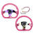 326mm VIP Pink Bubble Neo Spoke Steering Wheel