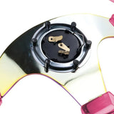 326mm VIP Pink Bubble Neo Spoke Steering Wheel