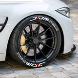 8 Pieces For Four Tires Japanese Tire Letters Stickers
