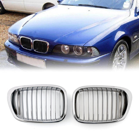 BMW E39 (1995-2003) Chrome Front Kidney Grill Mesh Grille JDM Performance