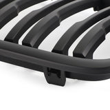 Black Dual Slats Front Kidney Grill For BMW X1 E84 2009-14 SUV JDM Performance
