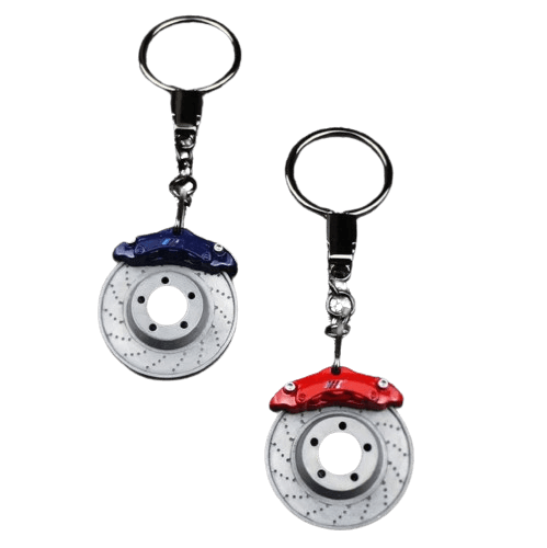 Brake Disc Alloy Car Part Keyring