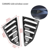 Carbon Fiber Style Side Window Quarter Louver For Camaro 2016-2020 JDM Performance