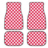 Checkerboard Car Floor Mats