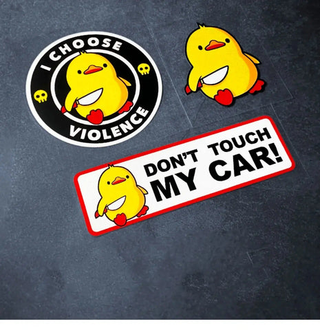 Do Not Touch My Car Sticker