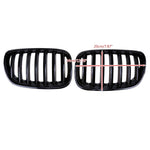 Front Kidney Grill Grille Fit BMW X5 E53 2004-2006 X Series Gloss Black JDM Performance