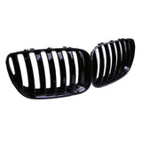 Front Kidney Grill Grille Fit BMW X5 E53 2004-2006 X Series Gloss Black JDM Performance