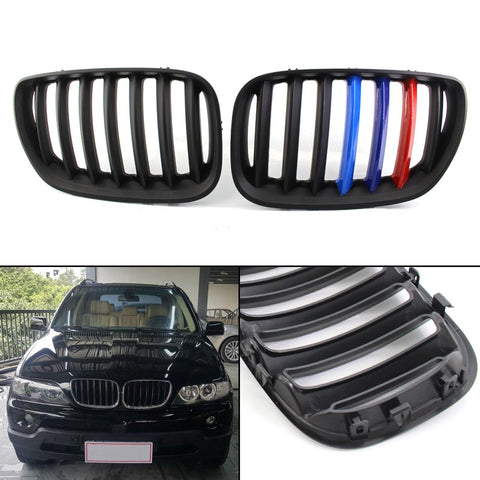 Front Kidney Grill Grille Fit BMW X5 E53 2004-2006 X Series JDM Performance