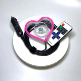 Heart Shaped Car Neon Window Light
