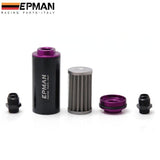 High Flow Fuel Filter AN10 with 100 Micron Element JDM Performance