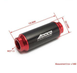 In-line Fuel Oil Filter With An10 An8 An6 Fittings Adapter