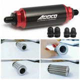 In-line Fuel Oil Filter With An10 An8 An6 Fittings Adapter