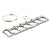 JDM 6 Head Gasket Keychain Engine Metal