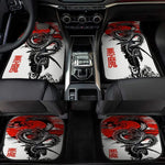 JDM Car Mats - Samurai Black & White Dragon