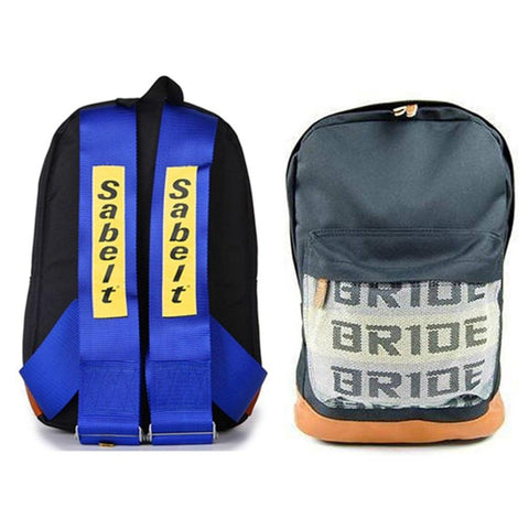 JDM Racing Bride Backpack Harness Sabelt Blue