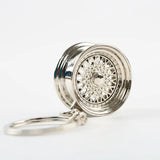 JDM Wheel Keychain Rim Hub Keyring
