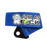 JDM as Fck Blue Racing Tow Strap