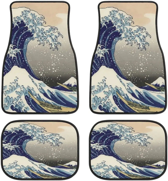 Japanese Wave Classic JDM Car Floor Mats