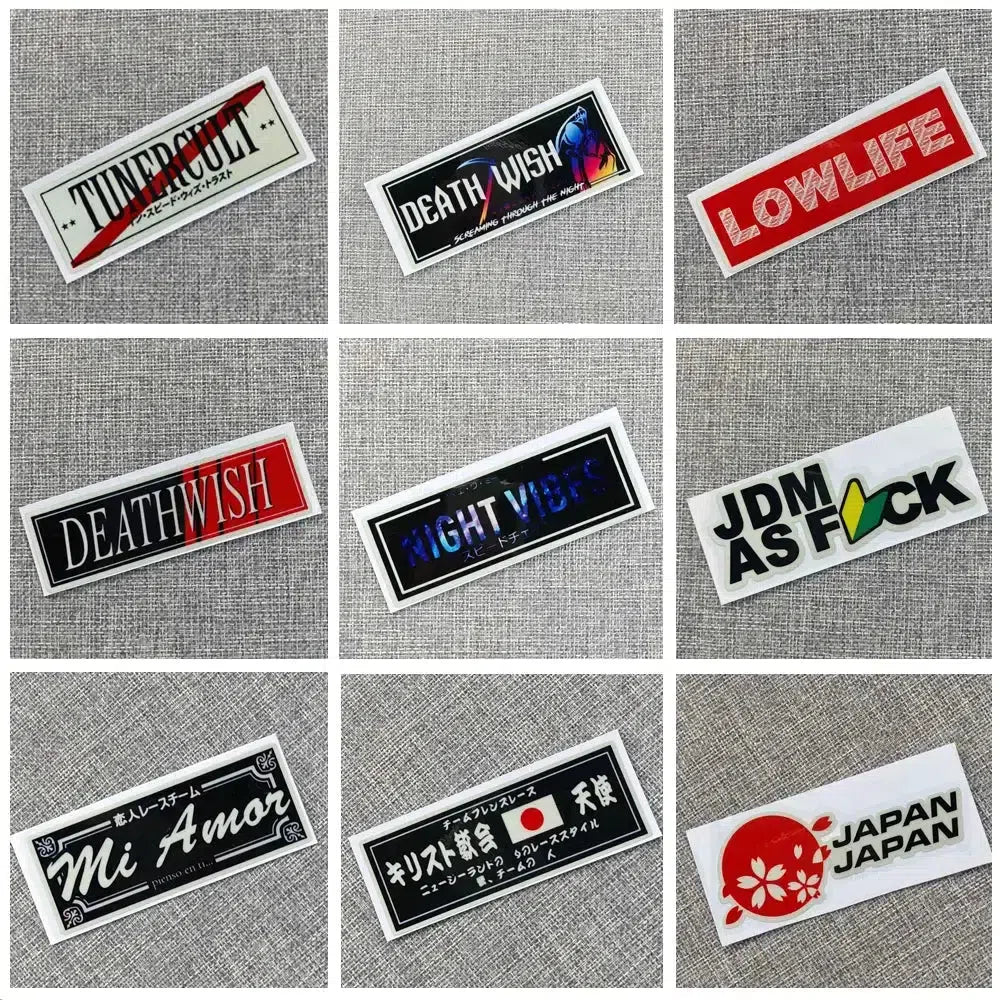 Jdm Car Decals Jdm Stickers JDM Performance