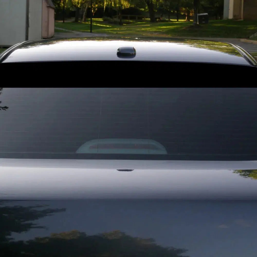 Carbon Fiber Look Sun Strip Universal Car Van Windscreen Sunstrip 140 X 21CM