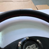 Jdm Mugen Steering Wheel 350mm 14in Leather