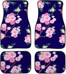 Jdm Sakura Flower Fabric Floor Mats Jdm Car Floor Mats