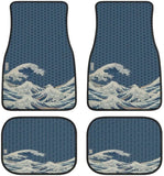 Ocean Wave Japanese Car Floor Mats