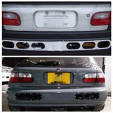 Aluminum Rear Bumper Air Diversion Diffuser Panel