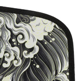 Sakura Wave Black Fabric Car Floor Mats