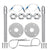 Stainless Steel Hood Pin Lock Kit