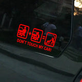 Dont Touch Decal Sticker
