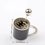 Six Speed Manual Transmission Gear Shift Keychain
