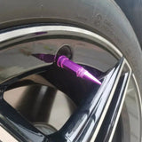 Spike Alloy Tire Valve Caps