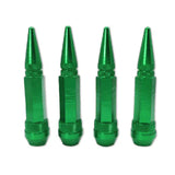 Spike Alloy Tire Valve Caps