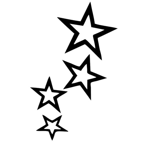 Stars Jdm Window Stickers